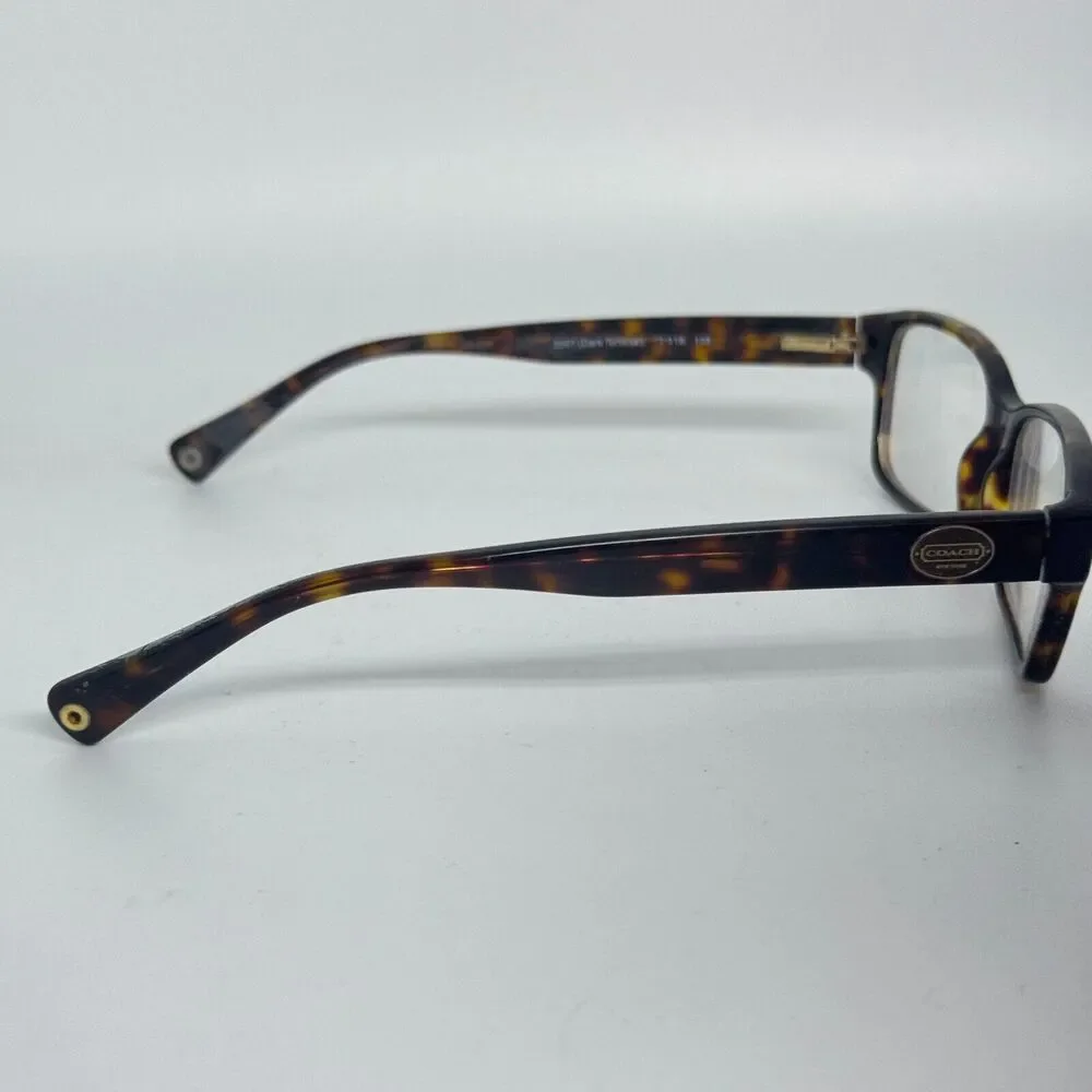 Coach Brooklyn HC 6040 5001 Dark Tortoise Brown Eyeglasses Frames 52-16‎ H16005